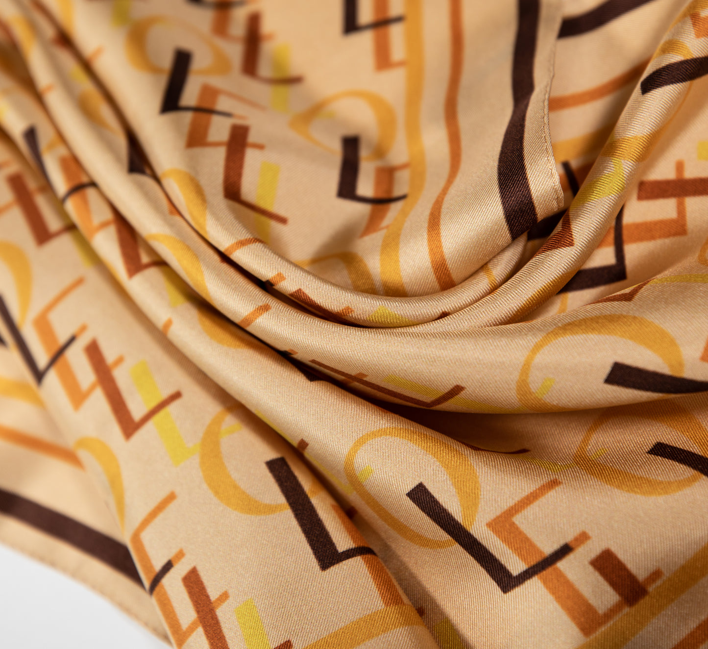 Peanut Brittle Silk Scarf